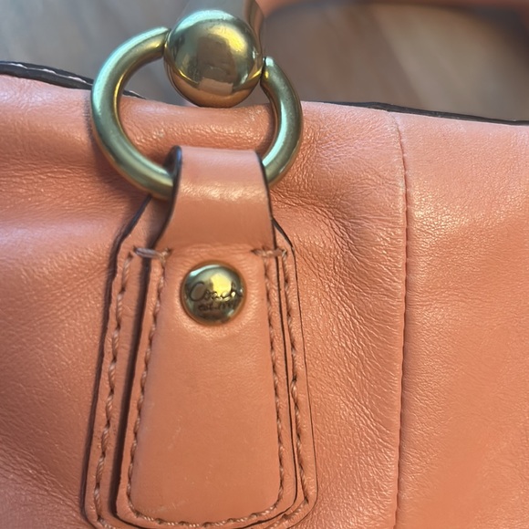 COACH KRISTEN Satchel Salmon purse - Picture 7 of 13